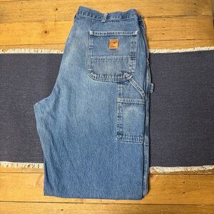 Vintage Carhartt Pants Men’s 40x34 Relaxed Fit Workwear Utility Jeans